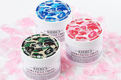 キールズ×BAPE、保湿クリーム「キールズ クリーム UFC」がカモ柄に！