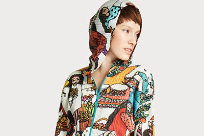 プリーツ プリーズ イッセイ ミヤケ、祭を描いたワンピースやトップス発売