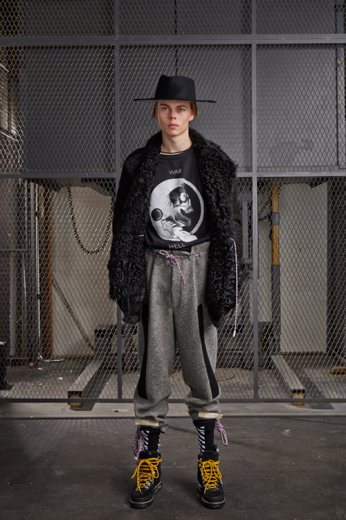 オフ-ホワイト  2015-16年秋冬｜male ファーコート