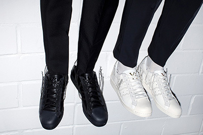 Y's×アディダスの「スーパースター」 - “ステッチ”でスリーラインを表現したスニーカー登場