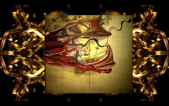 風神・雷神が21世紀に蘇る！京都で“琳派”の美術がプロジェクションマッピングに | 写真