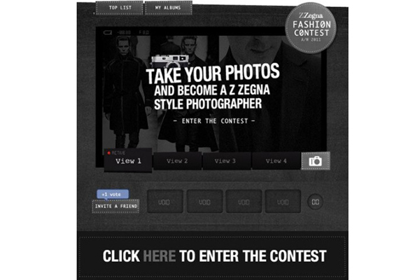 優勝者にミラノコレクションのチケットをプレゼント！ジー ゼニアが2011年秋冬コレクションショーのフォトコンテストを開催