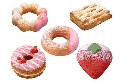 ミスタードーナツ「ストロベリードーナツフェス」