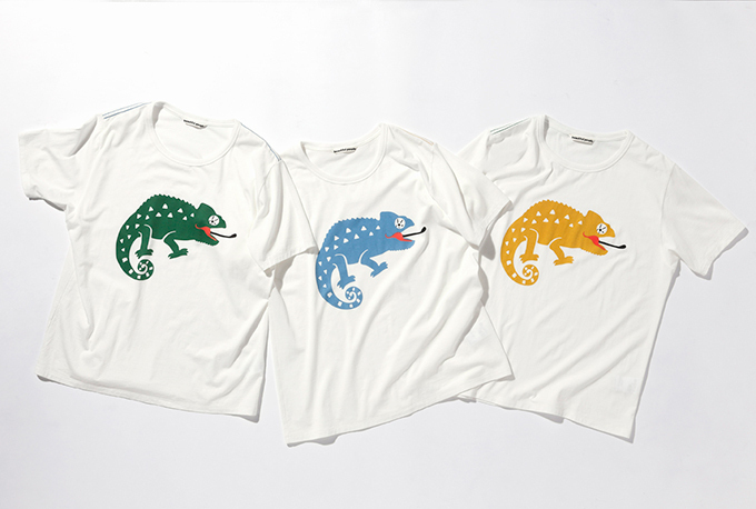ビューティフルピープルから“カメレオン”Tシャツ登場 - 東京と