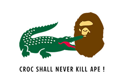 ラコステとベイプのコラボアイテム登場 - ポロシャツやキャップなど