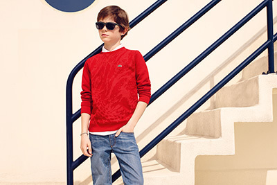 ラコステ、国内初のキッズ＆ベビーの限定ショップをオープン