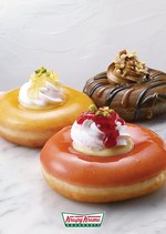 クリスピー・クリームより新商品「プレミアム クリーム」ドーナツ - 塩キャラメルやストロベリーなど｜写真1