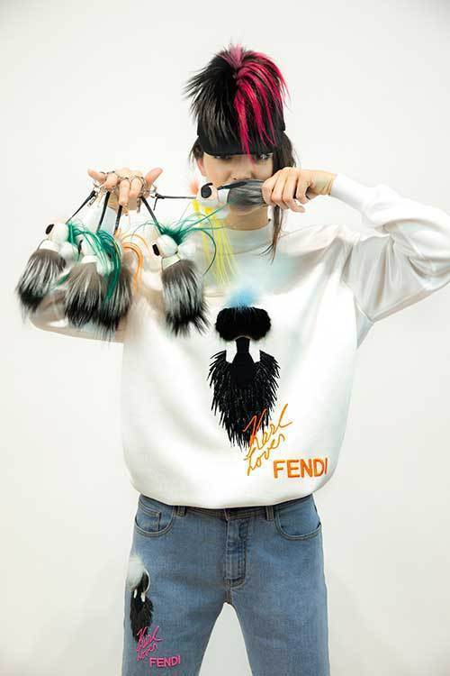 FENDI フェンディ MINI KARLITO ミニ カリート チャーム