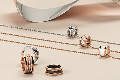 ブルガリの「ビー・ゼロワン」より、パヴェダイヤモンドきらめく新作ジュエリー登場