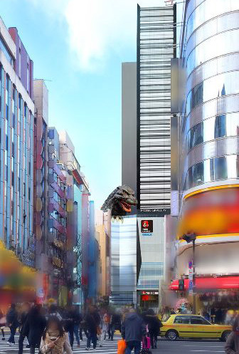 「新宿東宝ビル」がコマ劇場跡地にオープン - 実物大のゴジラが目印、シネコンやホテルが出店 | 写真