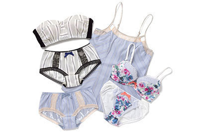 ブラジャー｜デイシー×アンフィ、ストライプや花柄のアンダーウェア＆ルームウェア発売