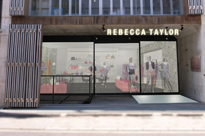 3月14日、REBECCA TAYLORのフラッグシップショップが原宿にオープン