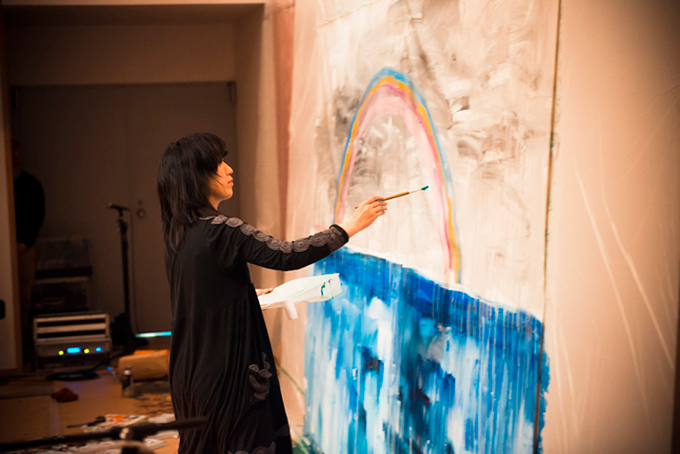 大宮エリーの個展「painting dreams」が東京・渋谷ヒカリエで開催 | 写真