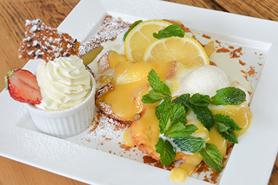 「レモン・マシュマロのフレンチトースト」