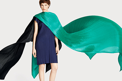 プリーツ プリーズ イッセイ ミヤケの新作発売 - インディゴの染と色が印象的なセットアップ