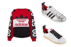 アディダス オリジナルス×トップショップ、80年代ヒップホップからヒントを得たウェア＆シューズ