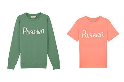 メゾン キツネから“パリジャン”ロゴ入りの限定Ｔシャツ＆小物発売 