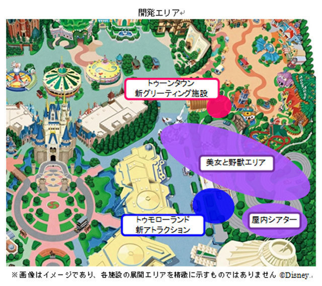 東京ディズニーランド「ファンタジーランド」に新エリア誕生、『美女と野獣』大型アトラクションも｜写真99