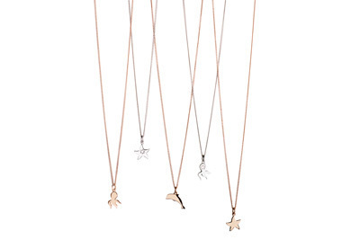 Dodoからローズゴールドのミクロジュエリー登場 - ヒトデ、タコ、ペンギンなどのチャーム