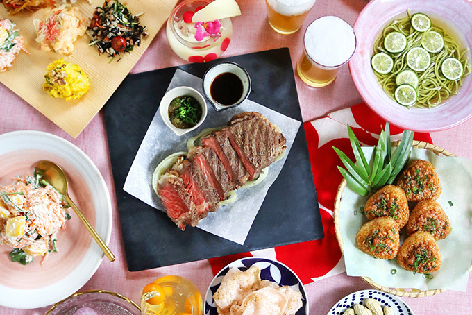 ビアガーデン「東京小空」新宿ルミネで開催 - 和テイストの料理を食べ放題＆ドリンク約50種飲み放題 | 写真