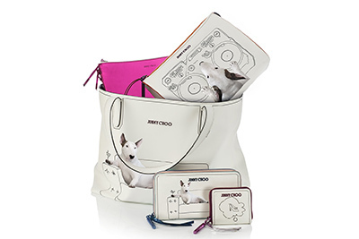 ジミー チュウがInstagramの“アイドル犬”とコラボ！バッグや小物が発売