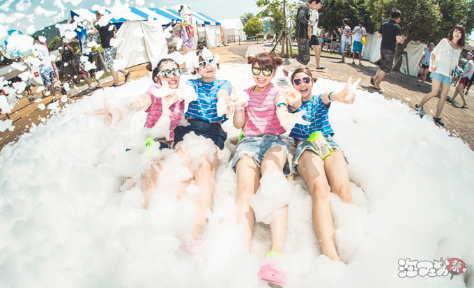 「泡フェス 2017」広島・静岡を皮切りに全国へ、”⽇本の祭”をテーマに泡まみれ｜写真8