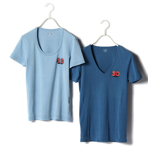 スリードッツ×ビューティフルピープル限定Tシャツ発売 - 異なる4色のインディゴカラー｜写真3