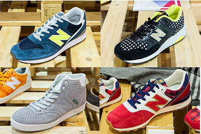 ニューバランス2015年秋冬シューズ、ハイカットモデル「CRT300H」やチェック柄の「WR996」など