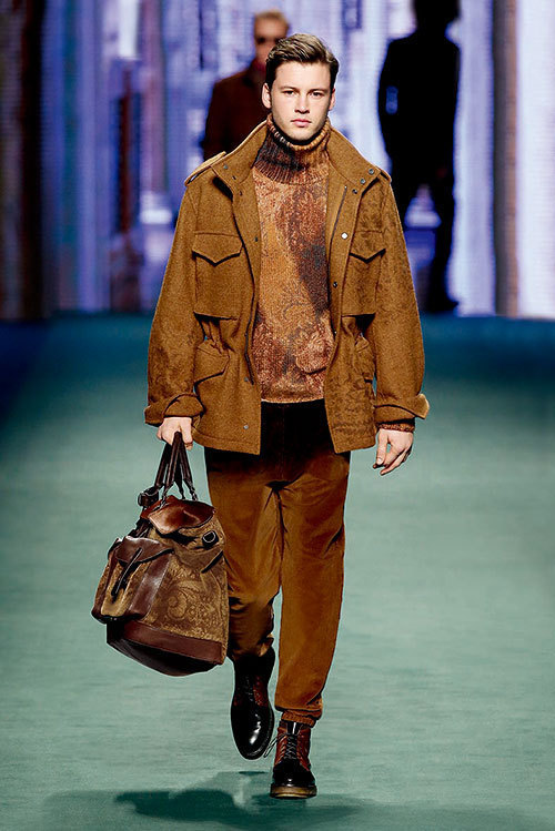 エトロ 2015-16年秋冬｜ ユーティリティジャケット