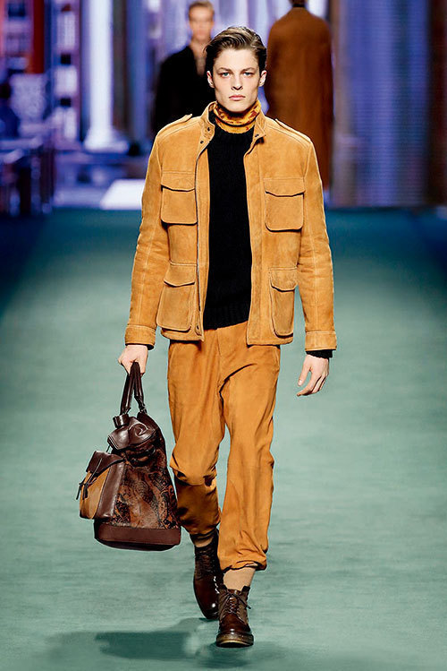 エトロ 2015-16年秋冬｜ ユーティリティジャケット