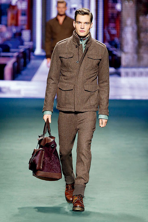 エトロ 2015-16年秋冬｜ ユーティリティジャケット