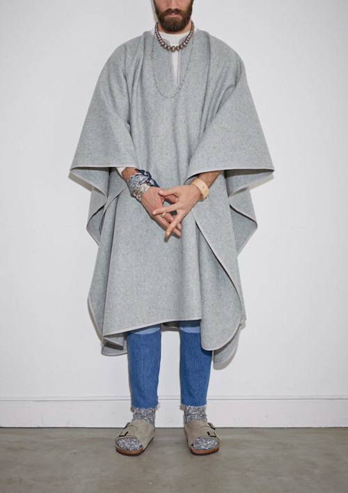 イン クラウディネス 2015-16年秋冬｜male ポンチョ