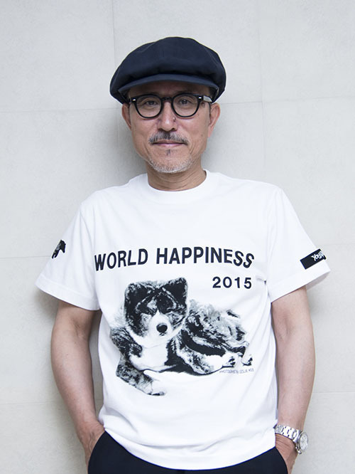 ヨウジヤマモト「グラウンド ワイ」と音楽フェス「WORLD HAPPINESS」のコラボTが発売 | 写真