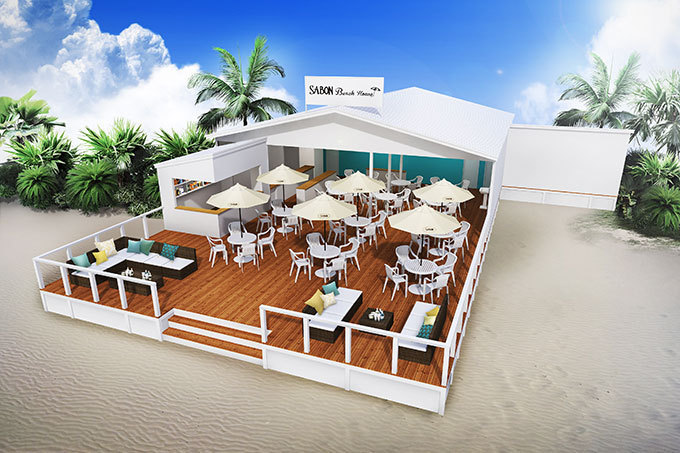 SABONのビーチハウスが神奈川・由比ヶ浜海岸に！シャワールームにマンゴー・キウイシリーズを用意 | 写真