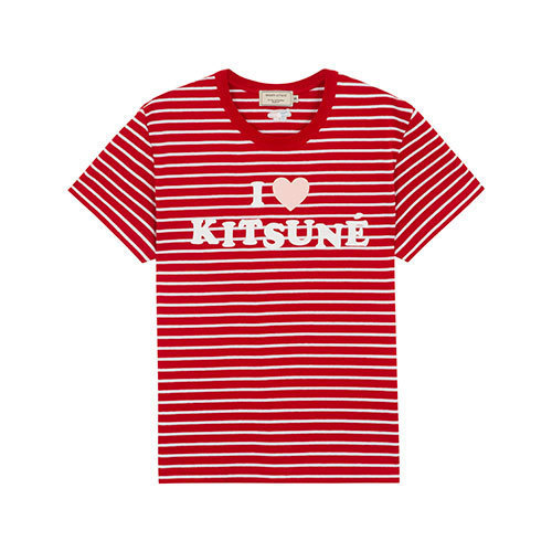メゾン キツネ×米アーティストのキロ・キッシュ、赤・白・青を基調としたTシャツやスニーカー | 写真