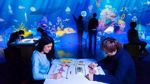 「ナイトワンダーアクアリウム2015」新江ノ島水族館で開催！チームラボが贈る大水槽の幻想的な世界｜写真26