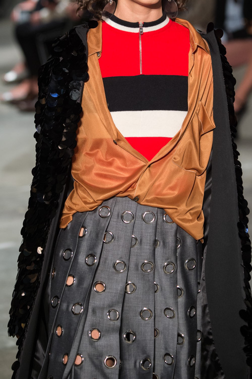 PRADA 16SS コレクション柄 パッチワークカットソー サイズXS