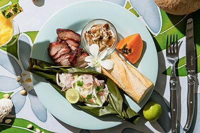 フランスパン｜外苑前ワールド・ブレックファスト・オールデイ、7・8月はタヒチの朝ごはん