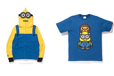 BAPE KIDS ミニオンTシャツ ⑧ A BATHING APE®︎ × 新作映画「ミニオンズ フィーバー」 | bape.com