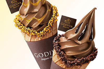 三井アウトレットパーク｜ゴディバ、バナナ＆マンゴーをトッピングした限定ソフトクリーム発売