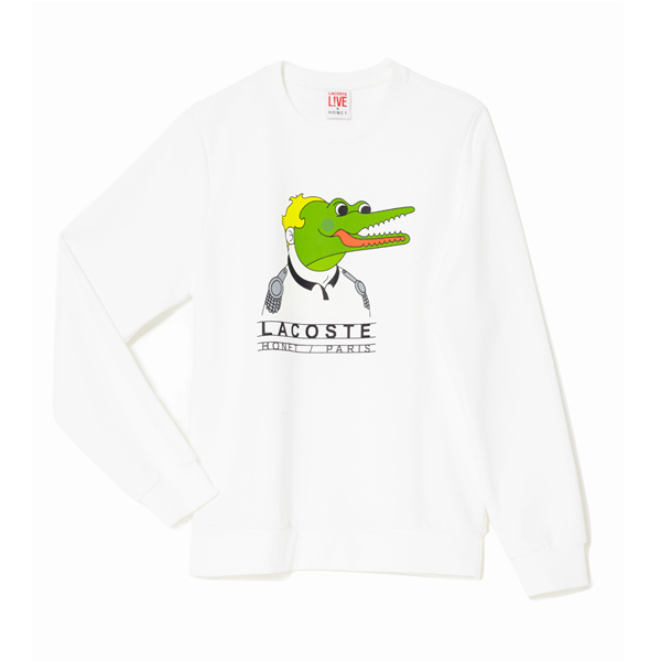 ラコステ新ライン「LACOSTE L!VE」のアートなプリントが目を引く
