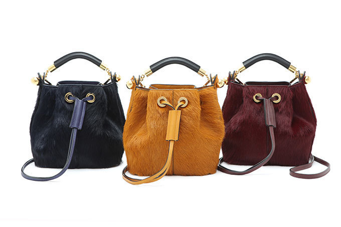 Chloe クロエ ヴィンテージ クラッチバッグ オレンジ ゴールド