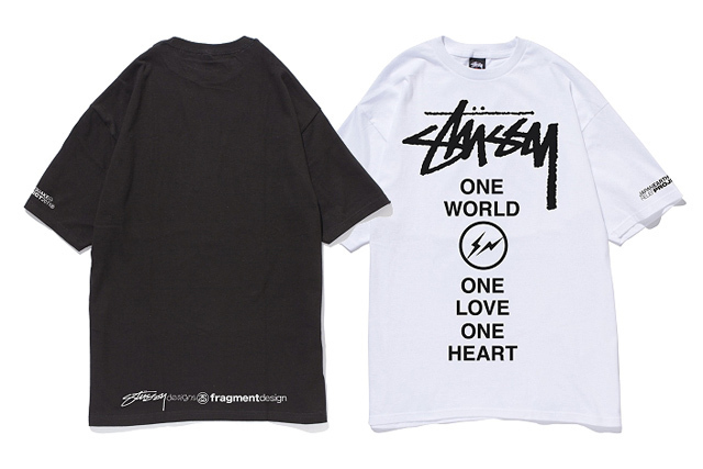 STUSSY×藤原ヒロシ(Fragment Design)のチャリティーTシャツ発売