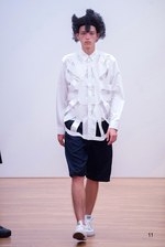 コム デ ギャルソン・シャツ 2016年春夏コレクション - 穴から生まれる新たな表情｜写真29