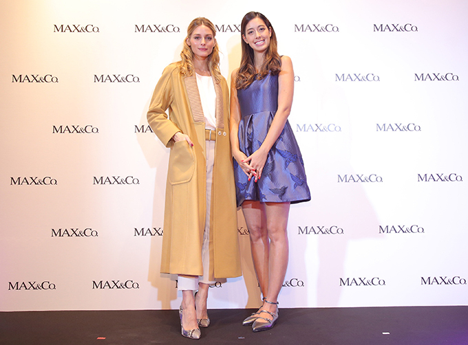 MAX&Co.が表参道の旗艦店をリニューアルオープン、アンバサダーのオリヴィア・パレルモが来日 | 写真