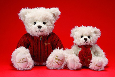 【再入荷】 英・老舗百貨店ハロッズから2015年のイヤーベア「ベネディクト 体長10cm - 30cm