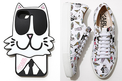 カール・ラガーフェルド×ティファニー・クーパー、コラボアイテム発売 - サイン会＆似顔絵イベントも