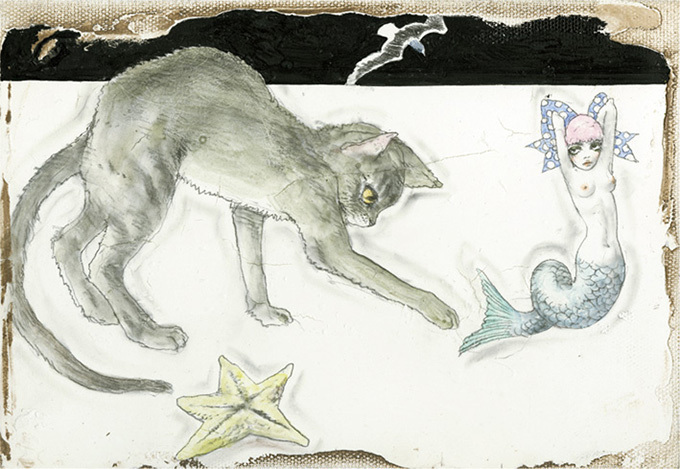 写真6 11 イラストレーター宇野亞喜良の展覧会が銀座三越で開催 猫モチーフの作品中心に約50点を展示販売 ファッションプレス 写真6 11 イラストレーター宇野亞喜良の展覧会が銀座三越で開催 猫モチーフの作品中心に約50点を展示販売 ファッションプレス