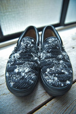 SLOWGUN×VANS、クチュール素材を使用したスリッポンスニーカー発売 SLOWGUN×VANS、クチュール素材を使用したスリッポンスニーカー発売