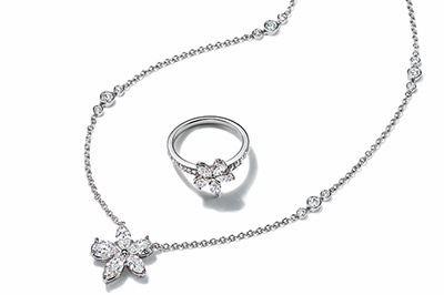 ティファニー、新作ダイヤモンドジュエリーを発売 -「ビクトリア」や「ボウ」などのコレクションから登場